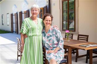 Margreet Honig (vpravo) a Simona Houda Šaturová, foto Jan Žirovnický