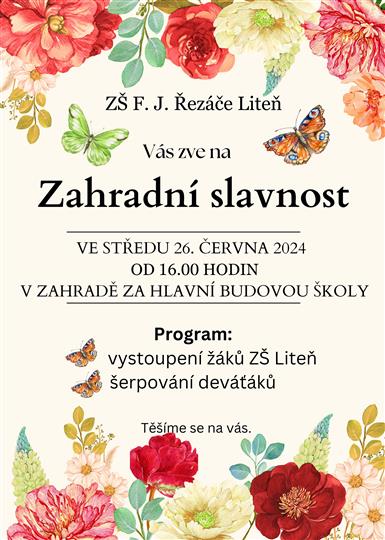 zahradni slavnost